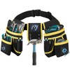 Tool Belt, 27-Pockets Tool Belts for Men Work Belt Pouch