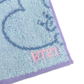 Marushin BT21 Mini Towel, Petite Together, Handkerchief, Character Compact, 100% Cotton, Antibacterial, Odor Resistant, Present, Birthday, 5785023100