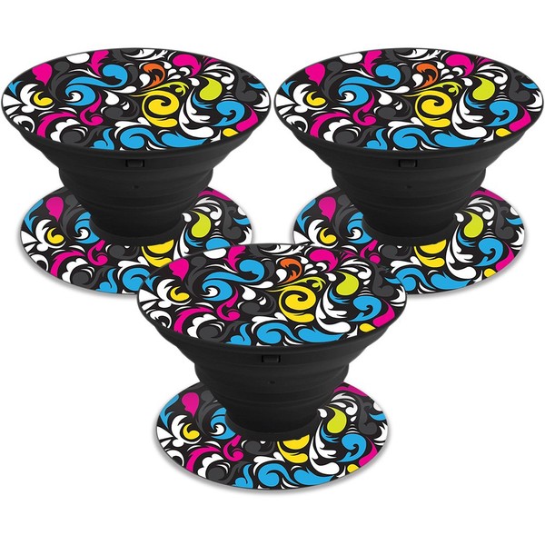 MightySkins Skin Compatible with PopSocket PopSocket - Swirly | Protective,