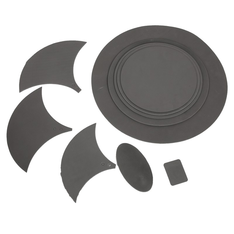 10Pcs Drum Mute Pad Volume Reduction Rubber Practice Silencer Mat