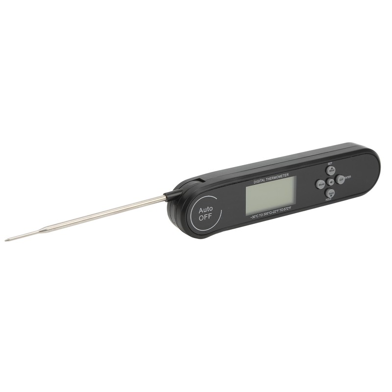Digital Multifunction Food Thermometer Folding 180° Rotation Probe 22℉572℉ 30℃300℃