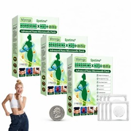 Parches de berberina Moringa 10 en 1 avanzados Nano Microdarts Patch, berberina X Nad, reafirma la piel, ingredientes naturales adecuados para todo ti