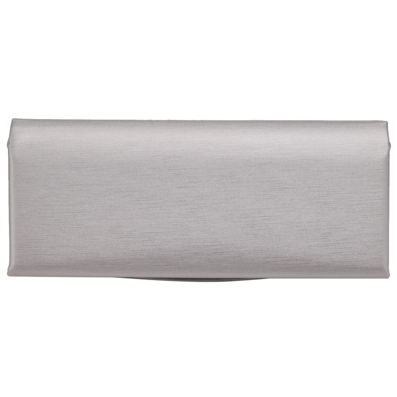 Pearl Glasses Case Silver Hard Magnetic Aluminum GA-113SL