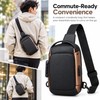 Men’s Sling Bag for Daily Commute – Oxford Crossbody Chest