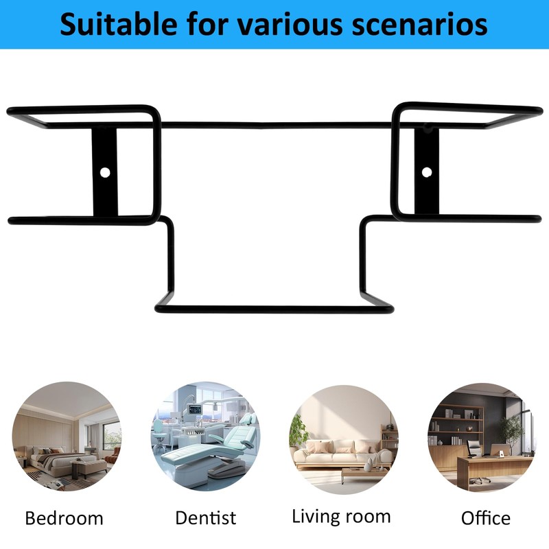 Abizarch Iron Glove Holder Wall Mounted Glove Box Holder Space