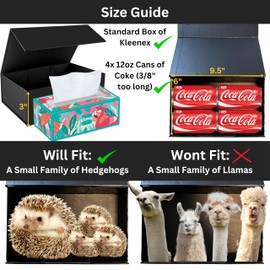 Fancy, Small Black Gift Box. 2x Sturdy, Empty Boxes with Magnetic Lids for Presents 9.5 x 6 x 3". Christmas, Mother's Day, Birthday, Proposal, Father's Day, Dad, Women, Mom, Baby Shower, Wedding Gifts