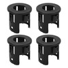 Grcfumo 4 Pcs Parking Assist Sensor Bracket, Black Rear Bumper
