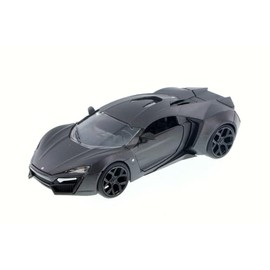 HyperSport Hardtop Sports Car, Matte Black - 98077DP - 1/24 Scale Diecast Model Car
