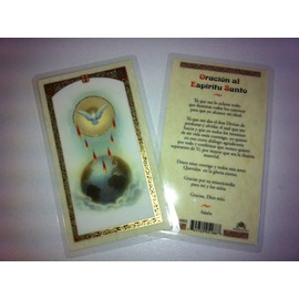 Holy Prayer Cards For the Prayer to the Holy Spirit in Spanish