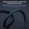 keephifi KBEAR ST12 Plus 2Meters Black IEM Cable 3.5MM 2PIN