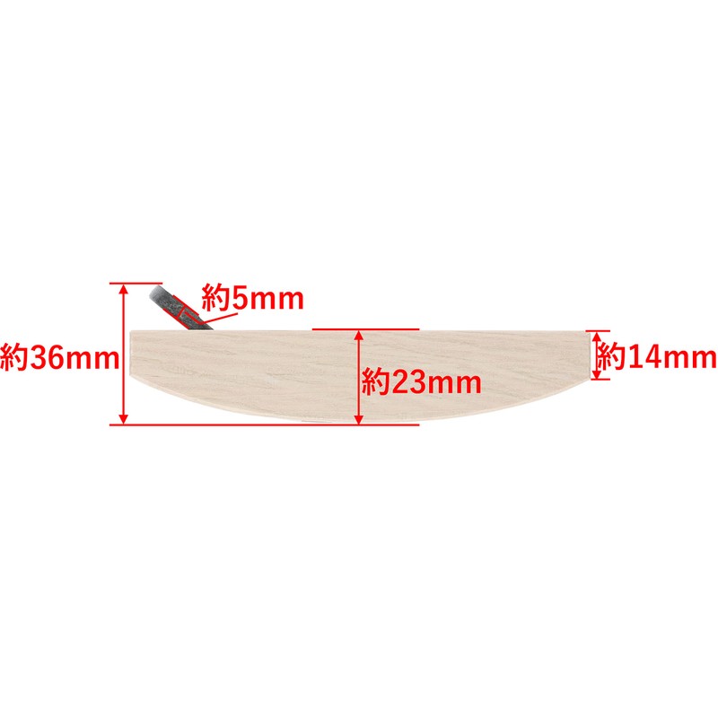 Takagi Gisuke Anti-plane for Crafting, 0.9 inches (24 mm)