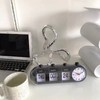 Calendar Alarm Clock Innovative Shape Decorative Jump Desktop Clock for