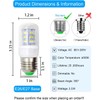 Fneiosg E26 LED Refrigerator Light Bulb 3.5W, 40W Equivalent, Daylight