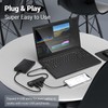 OBERSTER USB C Hub, 4-in-1 USB C Multiport with Fast