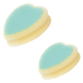 EZONEDEAL Hair Removal Sponge Depilation Pads Painless Hair Removal Sponge for Face, Leg, Arm and Body Physical Hair Removal Tool (2 PCS)