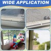 12 Packs Window Screen Plunger Latches with Caps, Aluminum Window