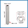 A ABSOPRO 16pcs Stainless Steel Exhaust Manifold Bolt Stud Hardware