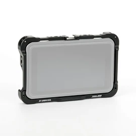 ANDYCINE Monitor Cage for Shinobi II, Shinobi GO with Foldable Sun Hood, Built-in Cold Shoe, 1/4" and 3/8" Threaded Holes, No Blockage on Interface and Hot Release