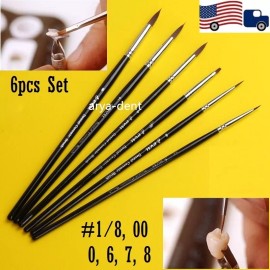 Unbranded Dental Adhesive Composite Resin Hair Brush Porcelain Pen Teeth Silicone Brush