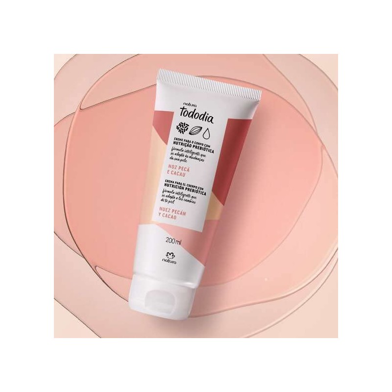 Natura Tododia Crema Corporal Nuez Pecan y Cacao, 200 ml