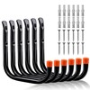 HORUSDY 6 Pack 8 Inch Heavy Duty Garage Hooks, Wall