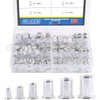 Glarks 210Pcs Aluminum Alloy M3 M4 M5 M6 M8 M10