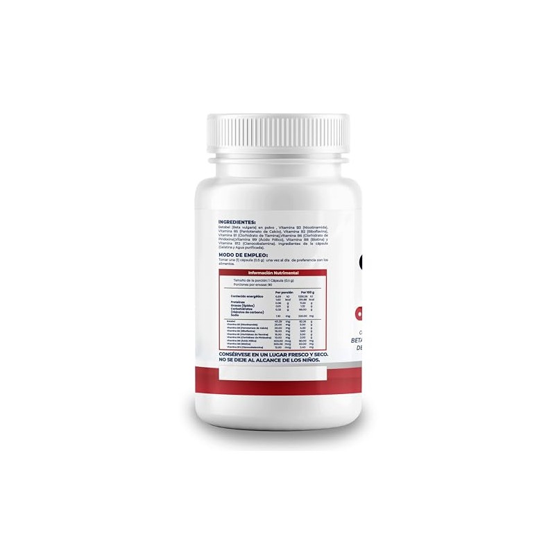 Naima Complejo Cápsulas Vitaminas B12 Apoyo Metabolismo Energético Sistema Nervioso