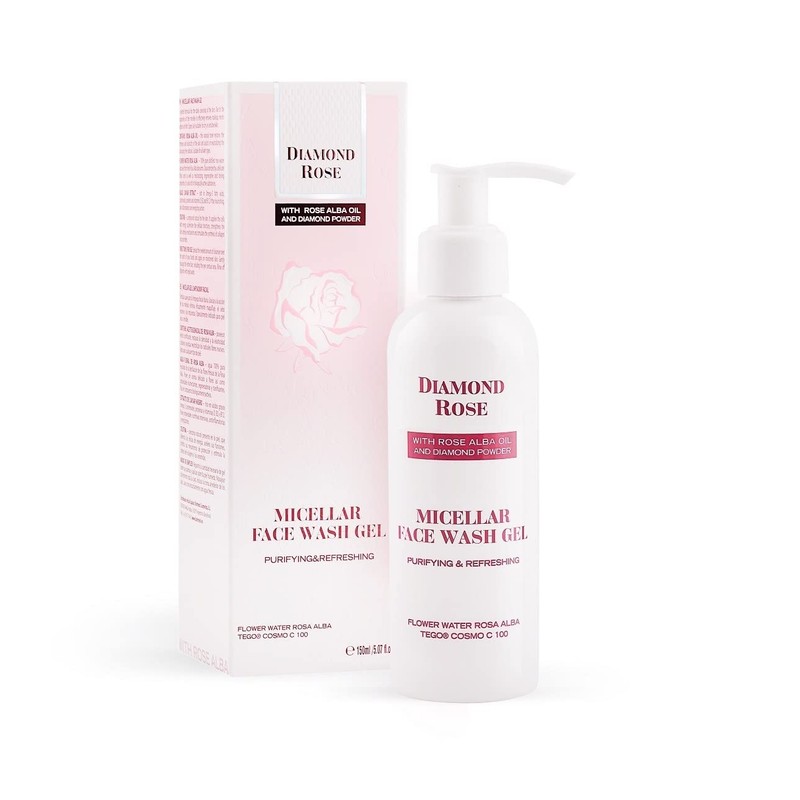 Micellar Face Wash Gel Diamond Rose 150 ml