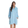 Just Love Plush Zipper Lounger Robe 6791-BLU-XL Light Blue