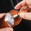 VOVCIG Pocket Ashtrays, Pack of 2, Portable Compact Reusable Ashtrays