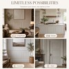 Pre-Cut Paintable Wall Molding Kit, 3 Set Accent Wall Panels