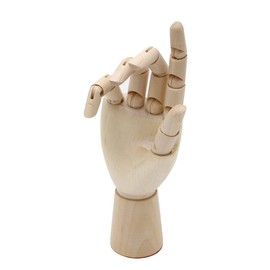 Paintersisters Link hand, 18 cm, right, wooden hand, movable, model hand, mannequin, hand model, drawing doll