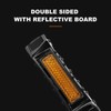 Bicycle Pedals with Reflectors, Lightweight Aluminium Platform, Black