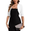 MINTLIMIT Womens Bolero Shrug Open Front Cardigans Cropped Lightweight 3/4