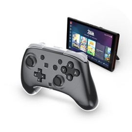 JOYTORN Switch Proコントローラー用クリアケース、Switch Proコントローラー用透明ソフト保護カバー、傷防止・耐衝撃・クリア