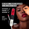 Dermacol NEW 16-Hour Lip Colour, Highly Pigmented Glossy Lip Stain,