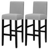Lellen Bar Stool Covers Set of 2 - Jacquard Bar