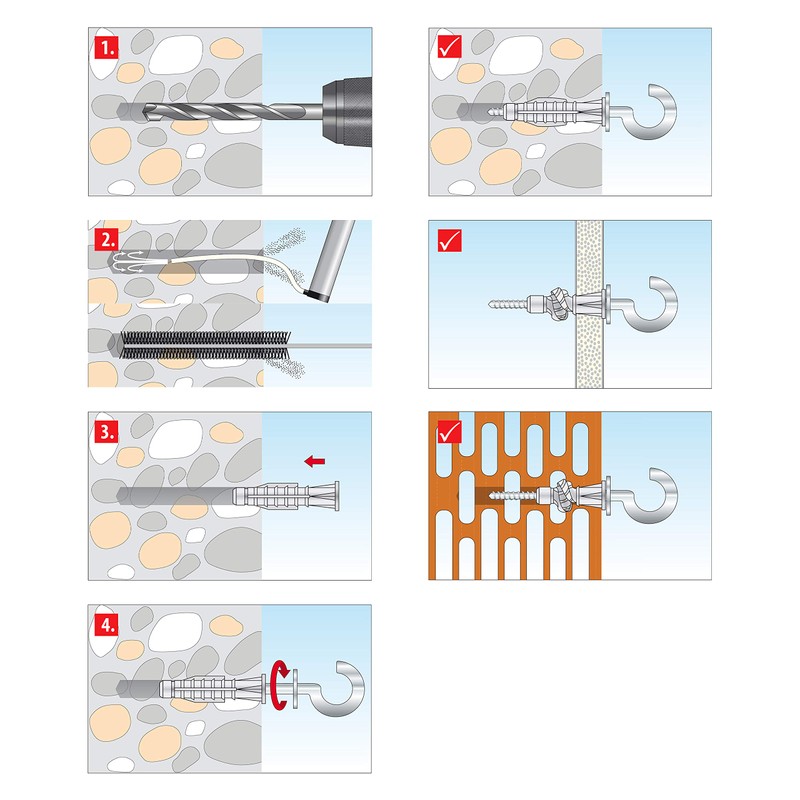 TOX Pirat Spreading Dowel Round Shape 11, Pack of 20,