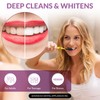Advanced Oral Care Charcoal Toothbrush 5 Pack Soft Bamboo Bristle