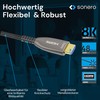 Sonero® 8K-HDMI 2.1 Kabel, Glasfaser-Hybrid-Kabel, Auflösung bis 8K 60 Hz