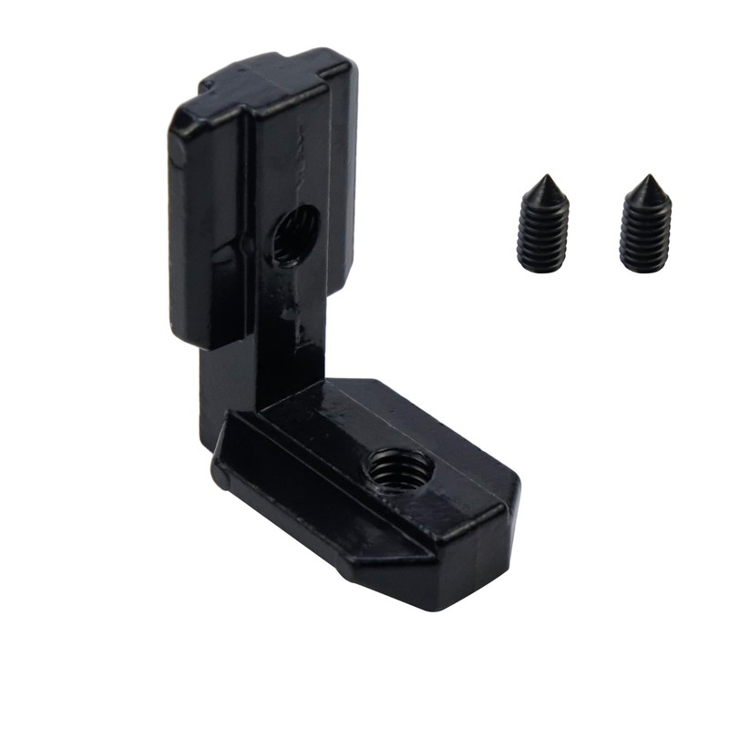 Pastlla 12Pcs 4040 Series L-Shape Corner Brackets Right Angle Interior