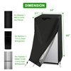 Guisong Refrigerator Cover, Waterproof&Dustproof Cover for Protecting Upright Freezers/Beverage Refrigerator-Suitable