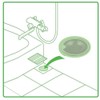 IRETION Unit Bath Garbage Trap, Hair Catcher, Punched Holes, Stainless