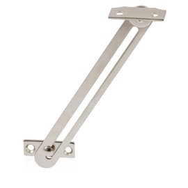 Gedotec Folding Console - Flap Holder with Locking | 1 Piece Folding Hinge 150 mm - Right Stop | CLAPPY+ | Hinges Folding Flap Fitting for Furniture | Hinges Cabinet Door Folding Table Wall