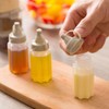 baolaili 4pcs Mini Jam Squeeze Bottle Jar Sauce Seasoning Box