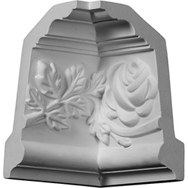 Ekena Millwork MIC02X05RO Inside Corner (Matches Moulding MLD05X02X06RO), 3 3/4"P x 5 1/2"H, White