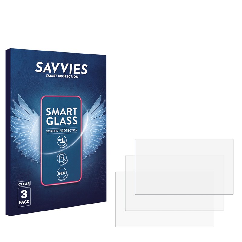 Savvies 3 Pack Glass Film compatible with Ring Video Doorbell