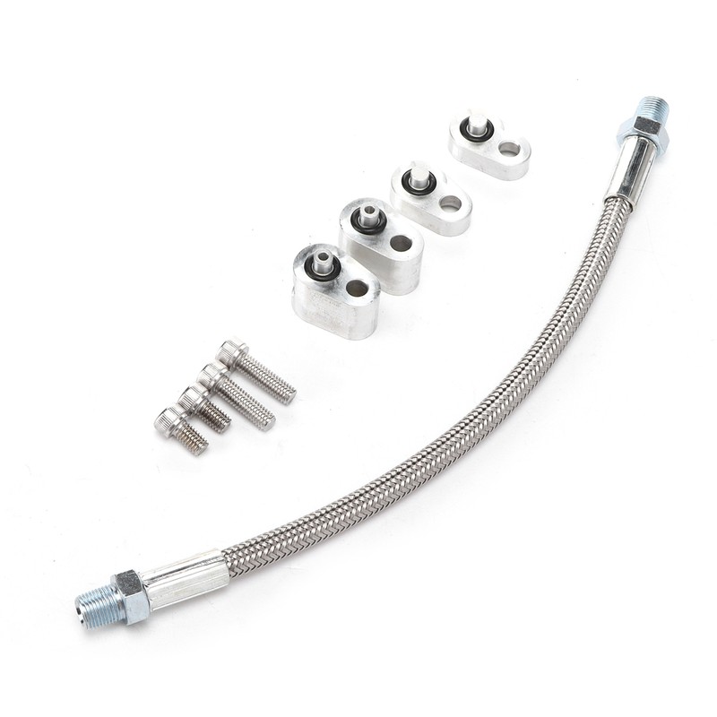 Cylinder Head Coolant Steam Port Crossover Hose Kit Replacement for