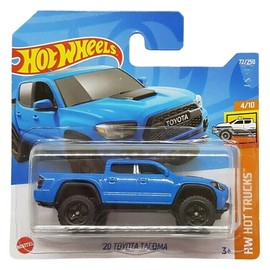 Hot Wheels - '20 Toyota Tacoma - HW Hot Trucks 4/10 - HCT18 - Short Card - Blue - Mattel 2022