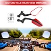 ACROPIX M8/M10 Motorcycle Rear View Mirrors Bar End Side Mirrors